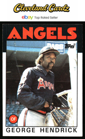 1986 Topps #190 George Hendrick
