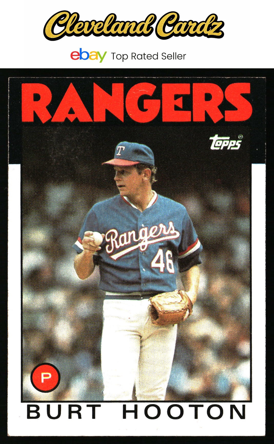1986 Topps #454 Burt Hooton