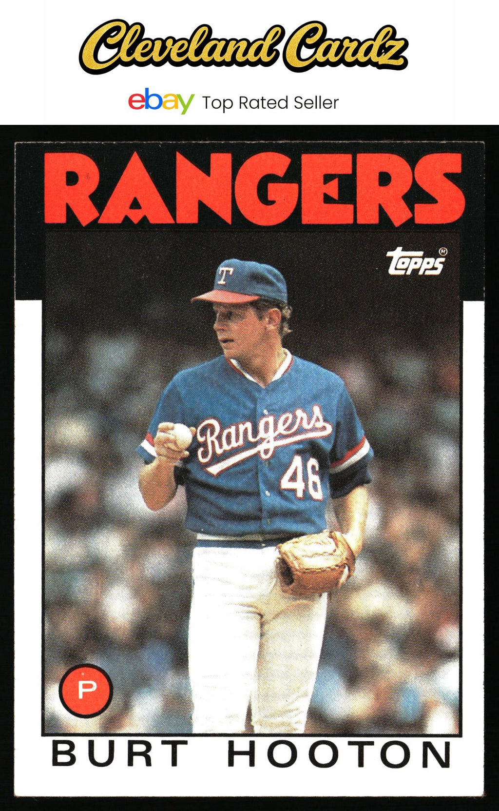 1986 Topps #454 Burt Hooton
