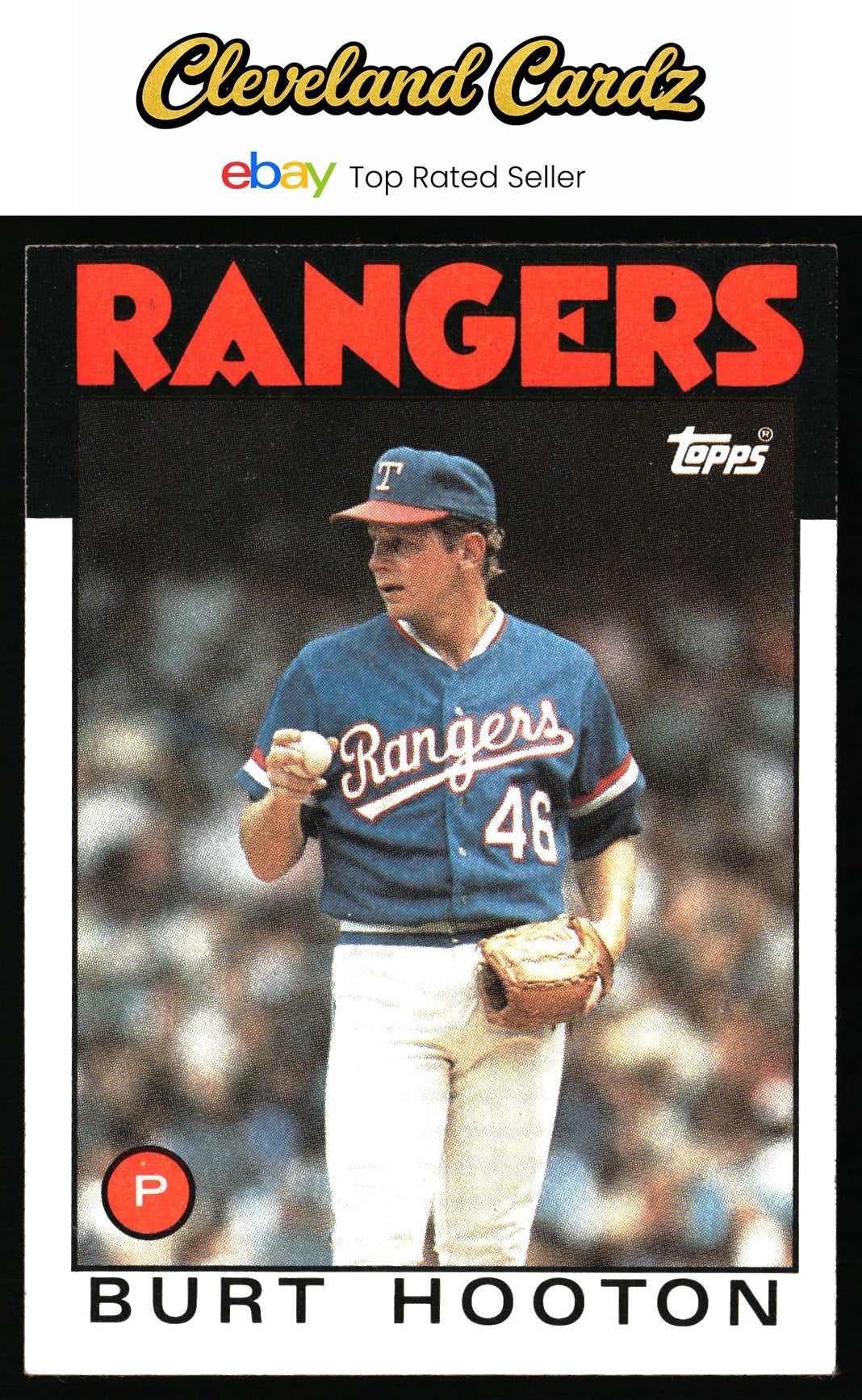 1986 Topps #454 Burt Hooton