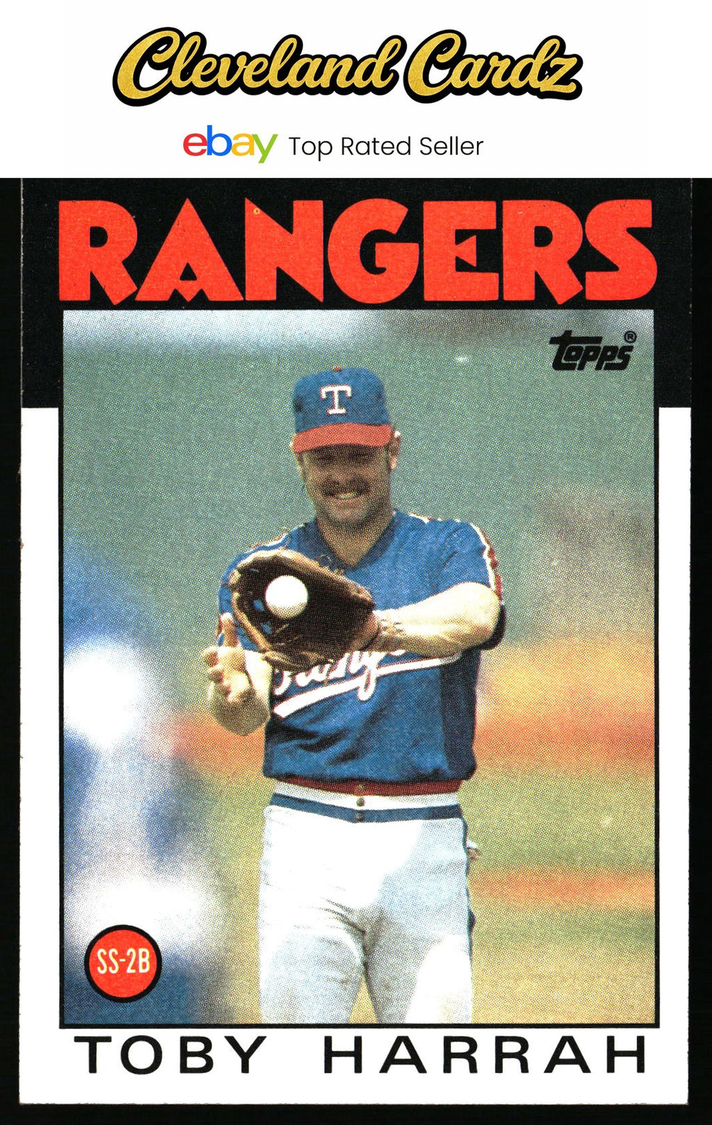 1986 Topps #535 Toby Harrah