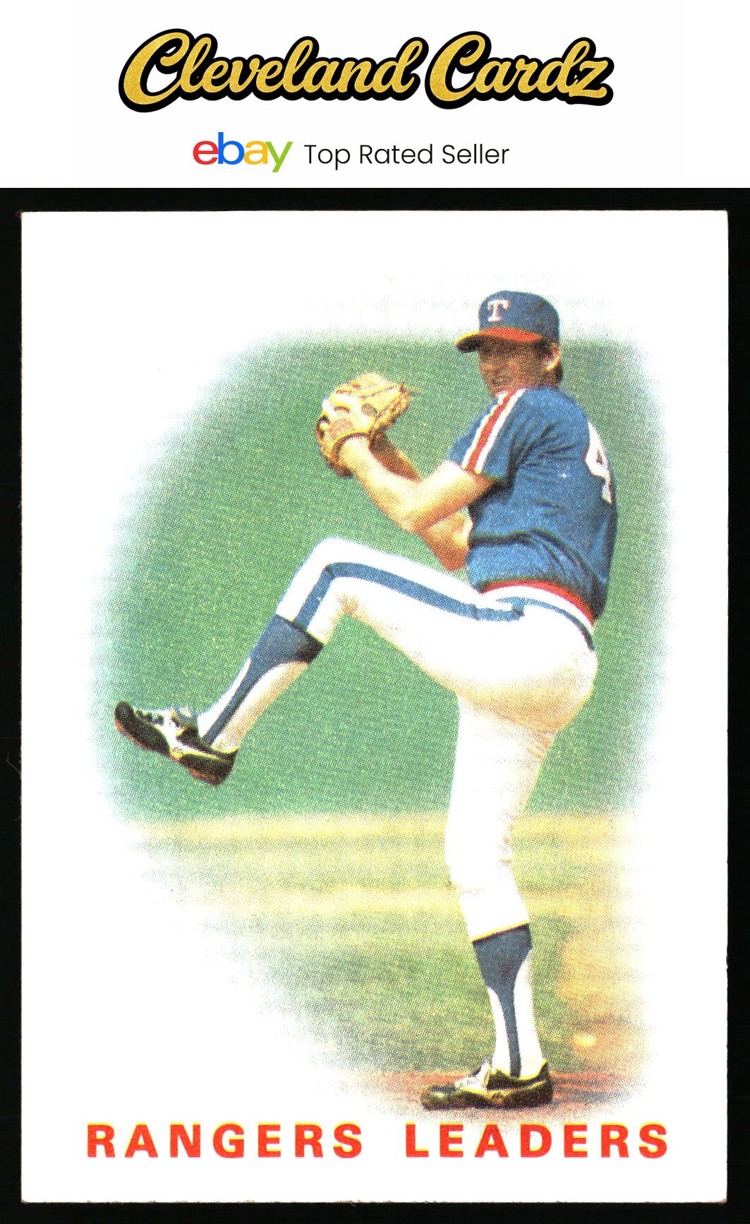 1986 Topps #666 Rangers Leaders