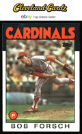 1986 Topps #322 Bob Forsch