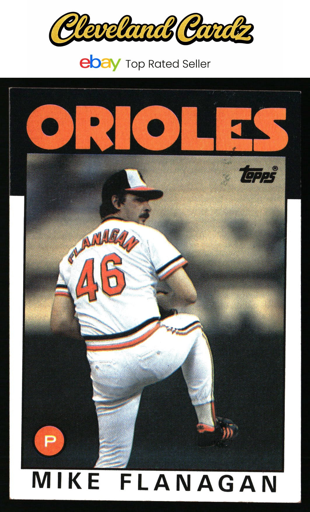1986 Topps #365 Mike Flanagan