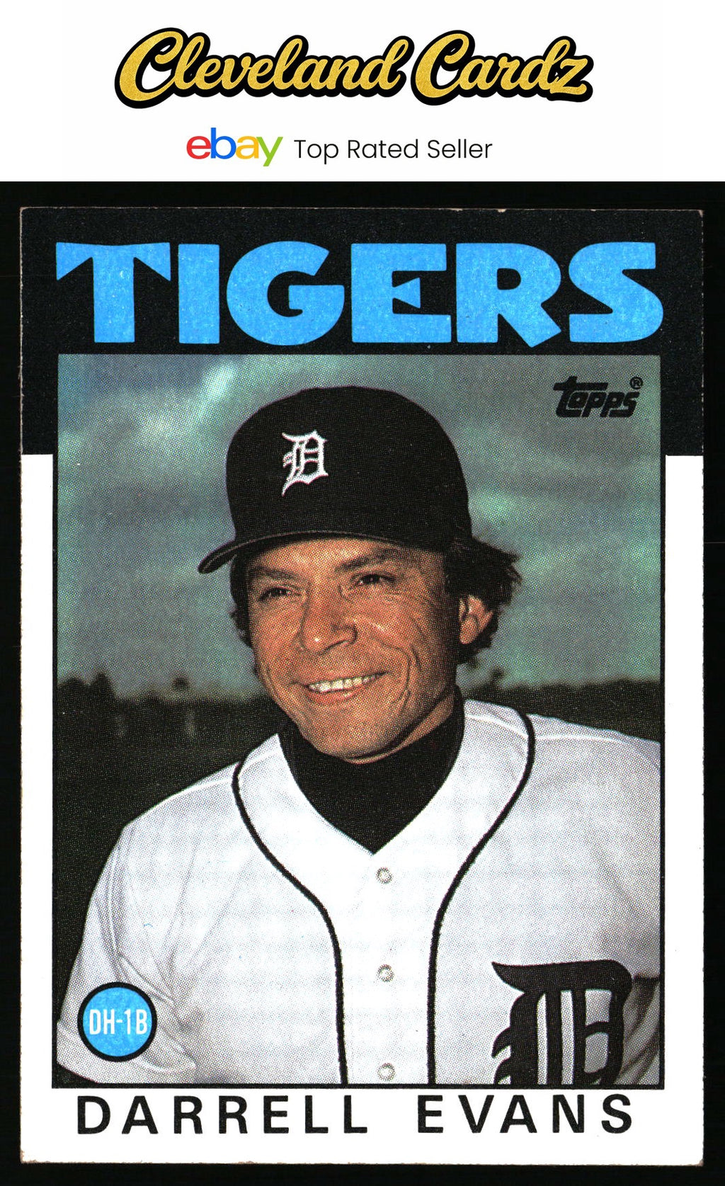 1986 Topps #515 Darrell Evans