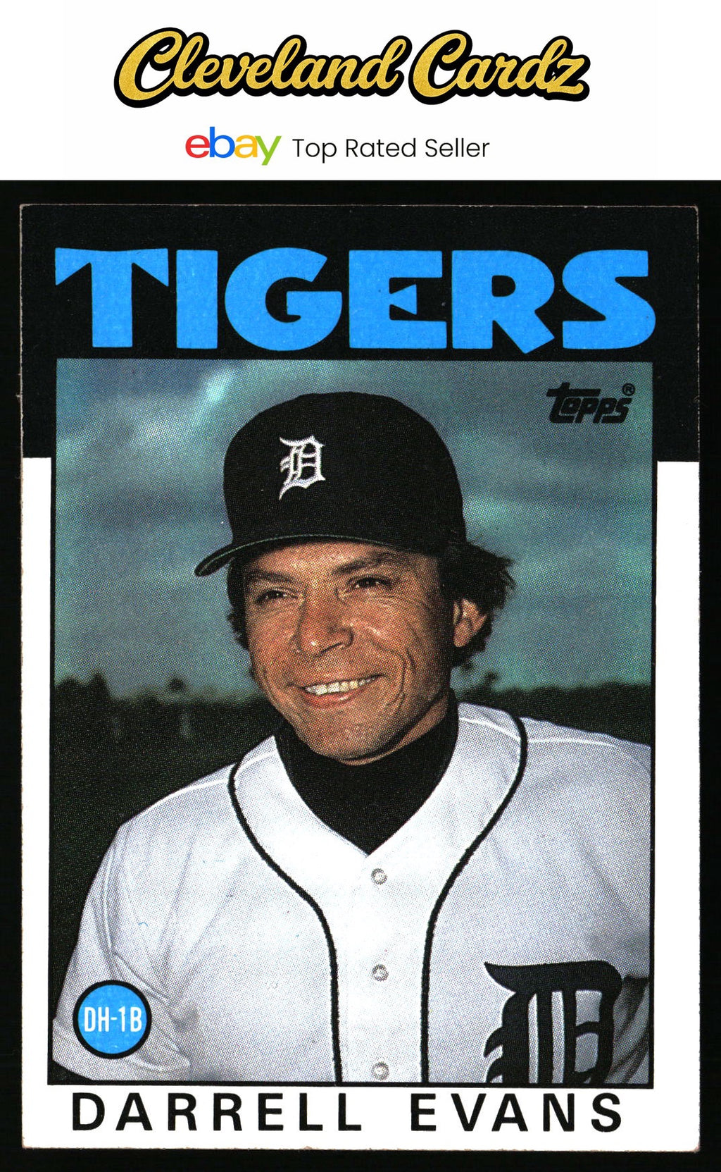 1986 Topps #515 Darrell Evans