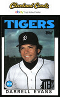 1986 Topps #515 Darrell Evans