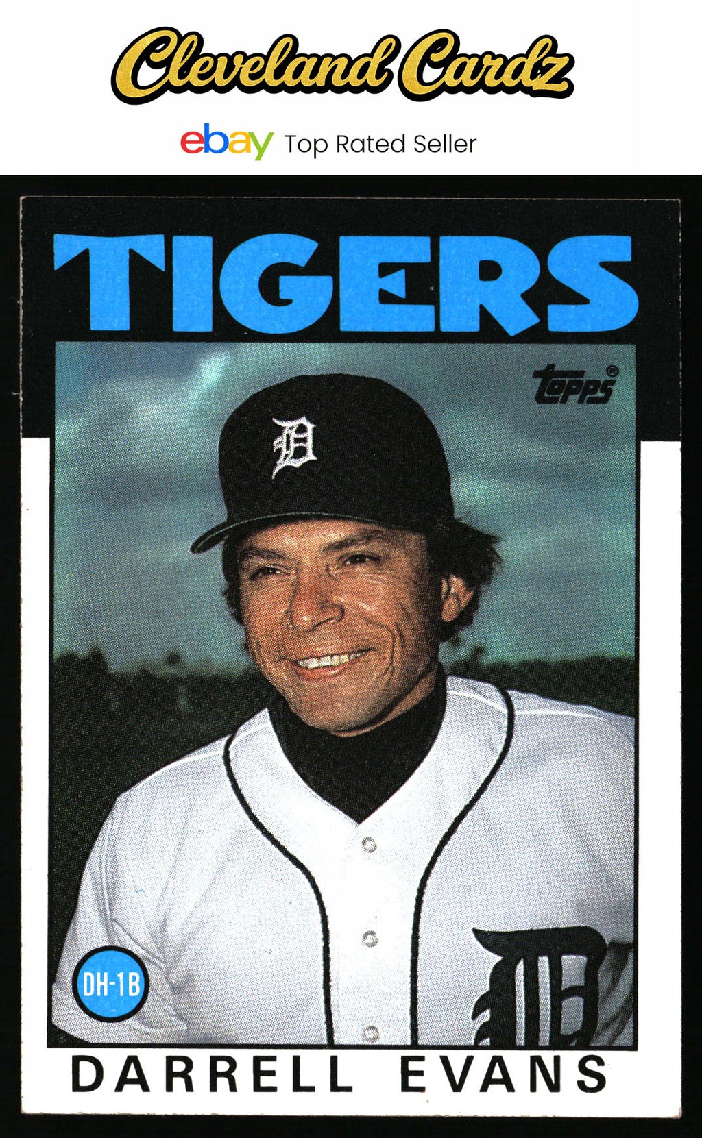 1986 Topps #515 Darrell Evans