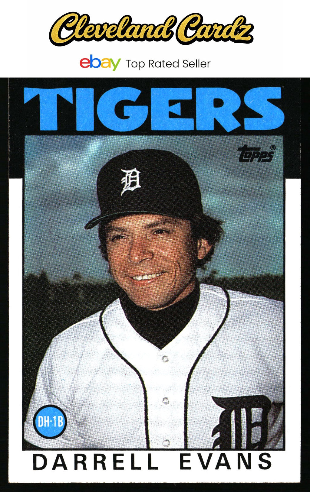 1986 Topps #515 Darrell Evans