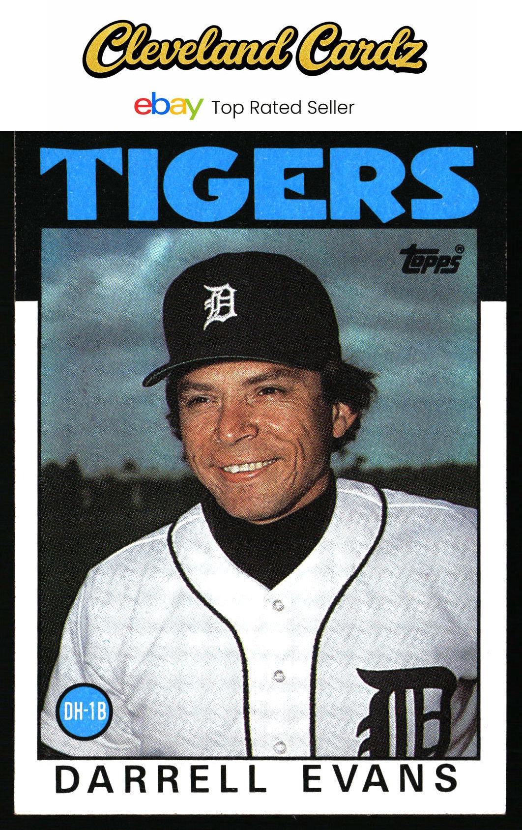 1986 Topps #515 Darrell Evans