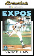 1986 Topps #787 Vance Law