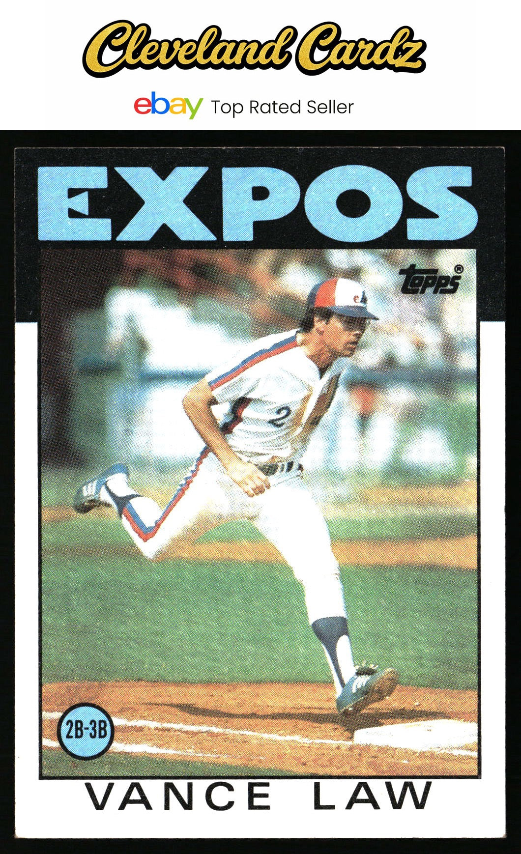 1986 Topps #787 Vance Law