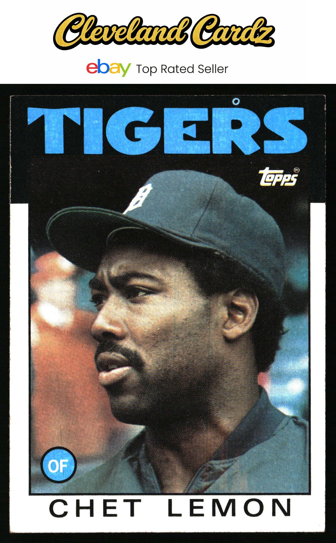 1986 Topps #160 Chet Lemon