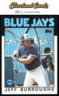 1986 Topps #168 Jeff Burroughs