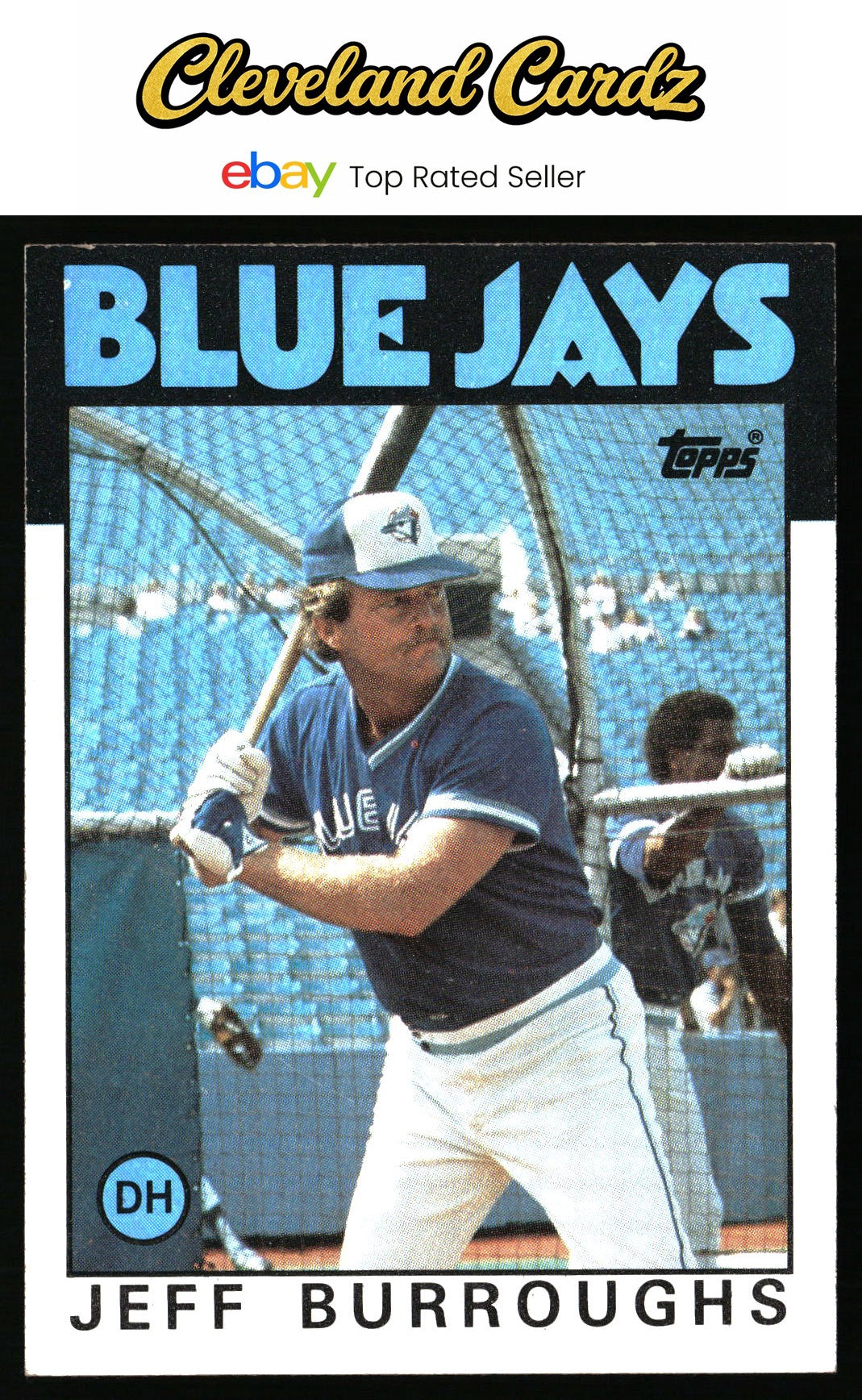 1986 Topps #168 Jeff Burroughs