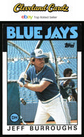 1986 Topps #168 Jeff Burroughs