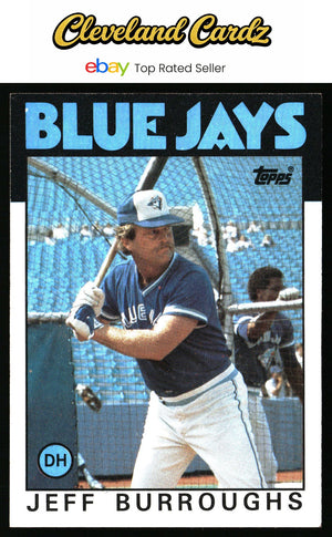 1986 Topps #168 Jeff Burroughs