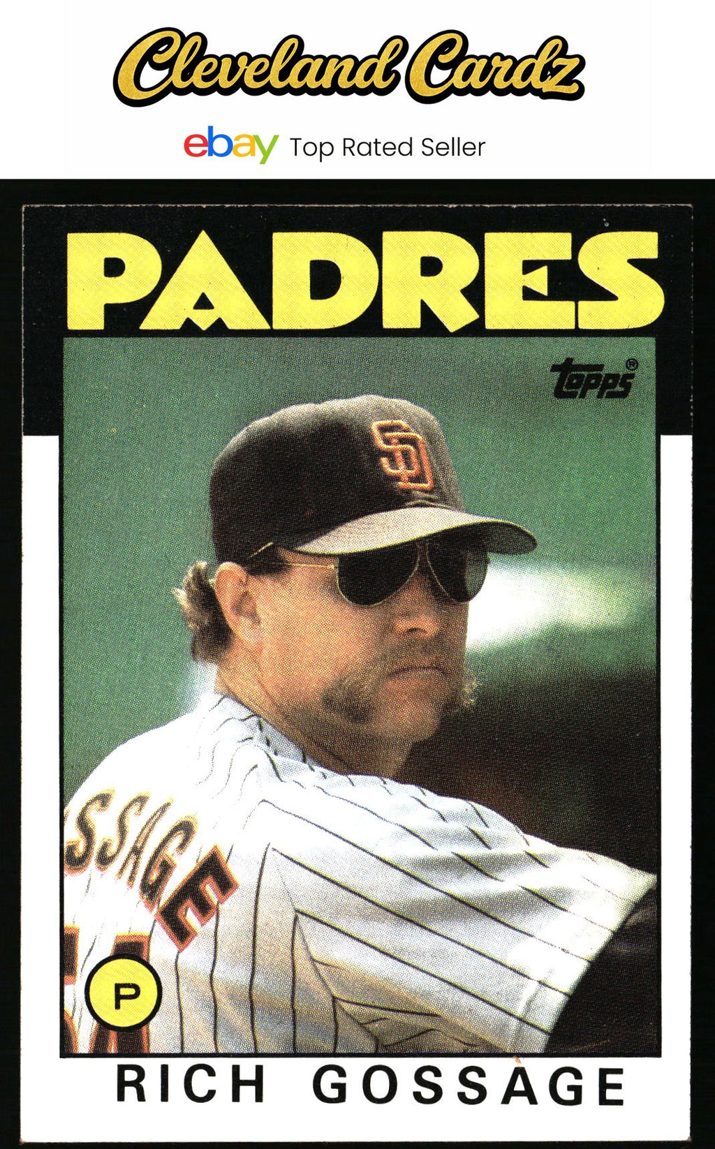 1986 Topps #530 Rich Gossage