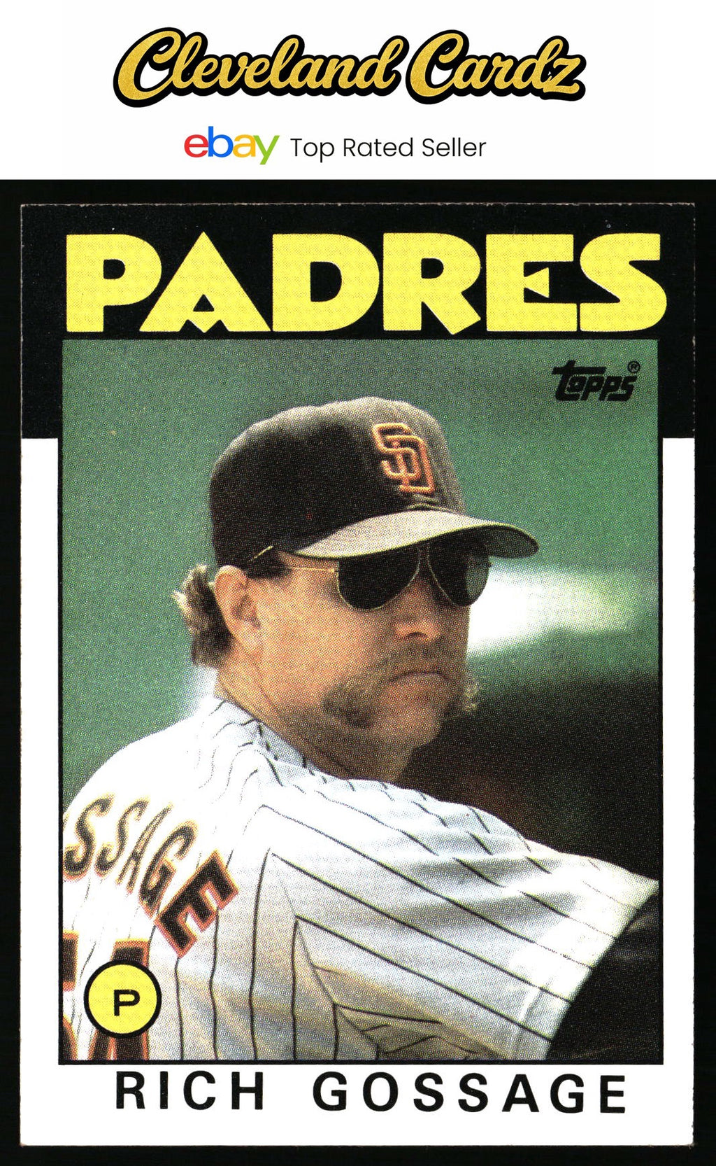 1986 Topps #530 Rich Gossage