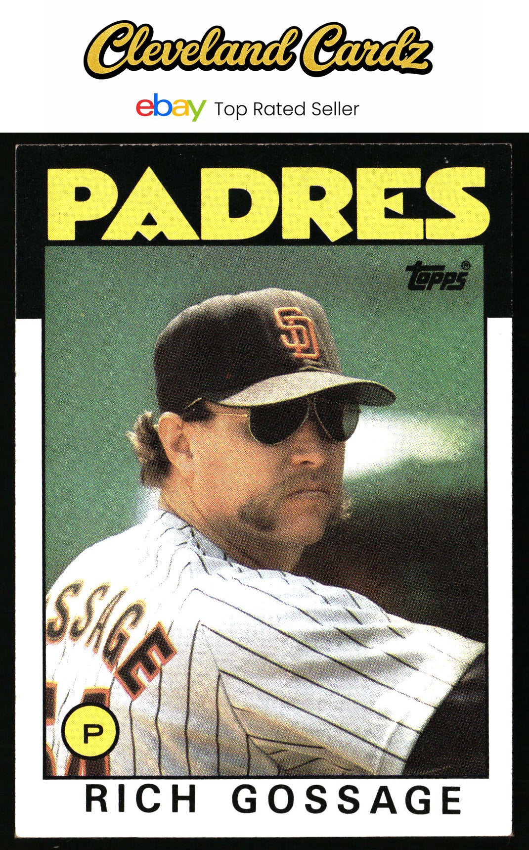 1986 Topps #530 Rich Gossage