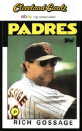 1986 Topps #530 Rich Gossage