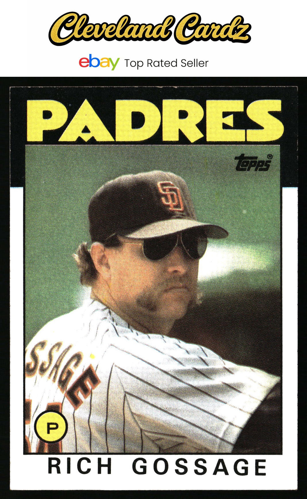 1986 Topps #530 Rich Gossage