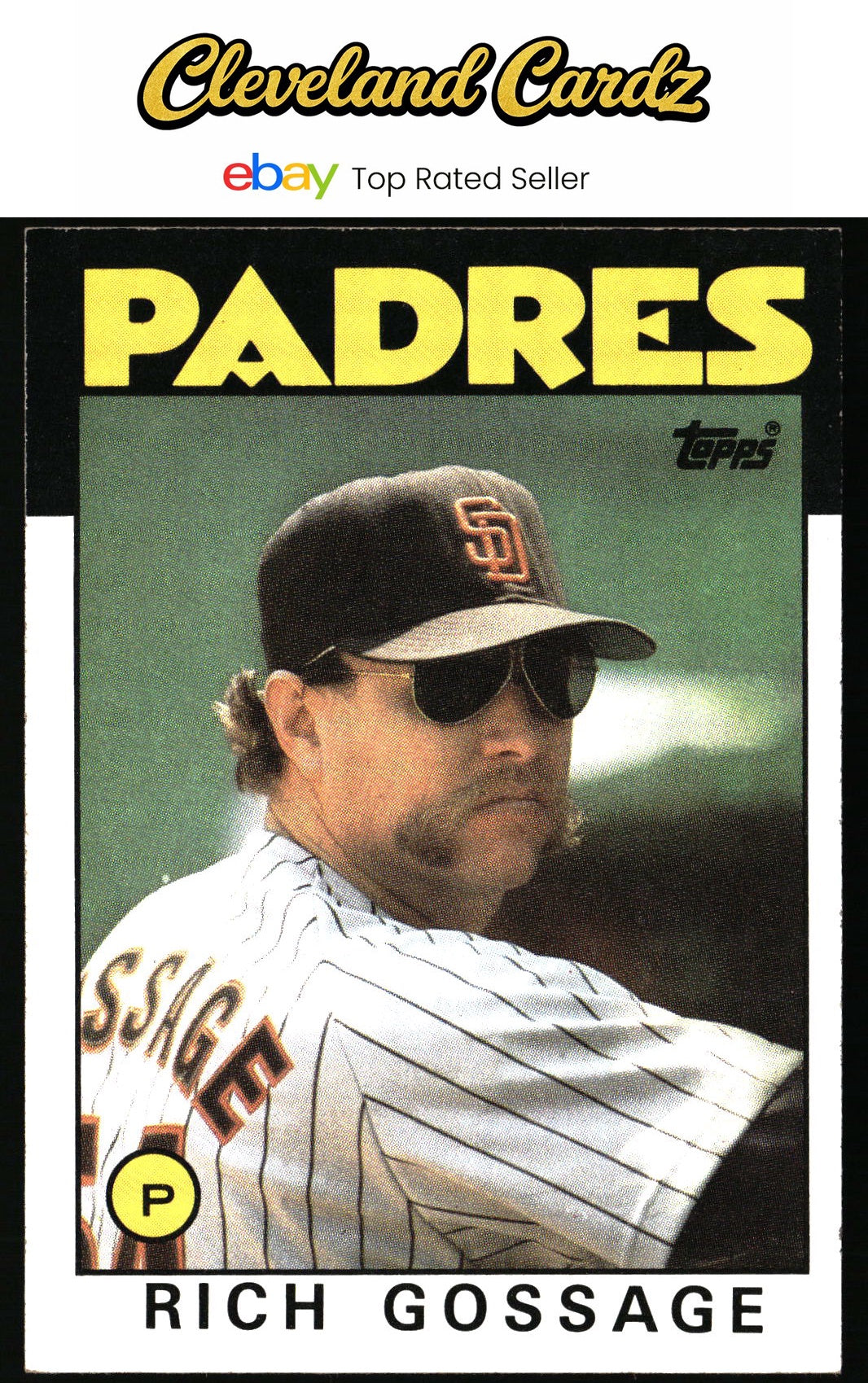 1986 Topps #530 Rich Gossage