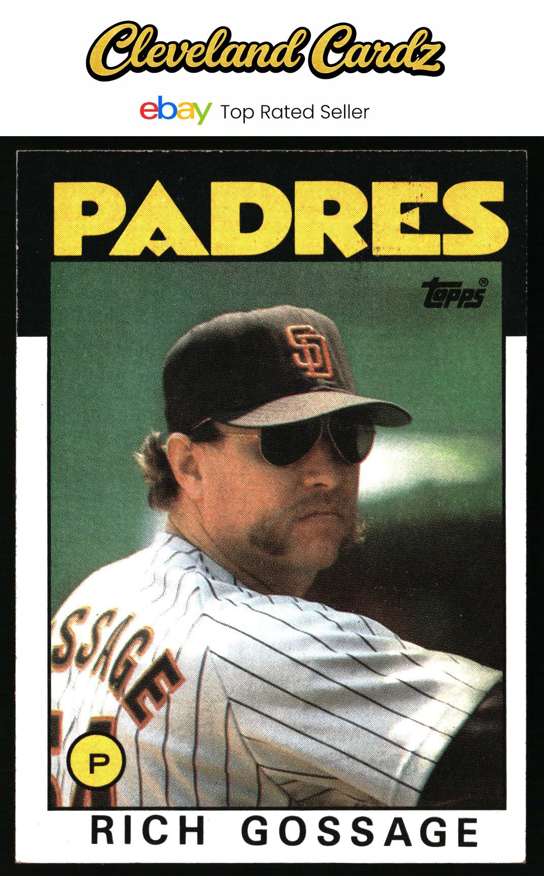 1986 Topps #530 Rich Gossage