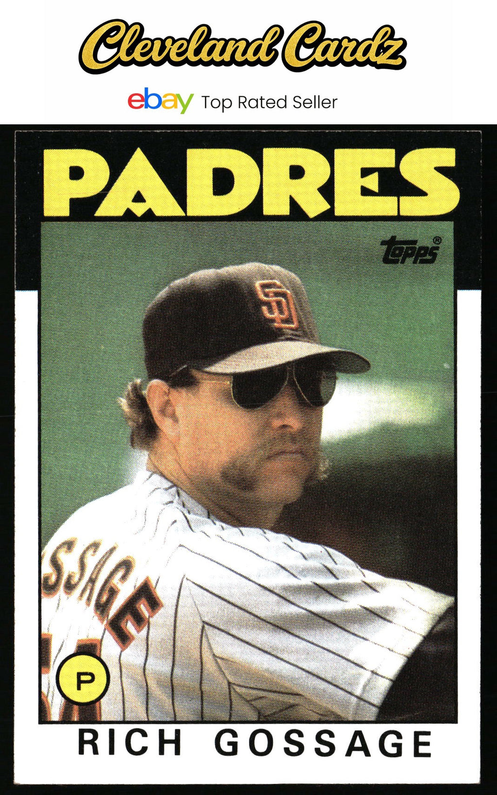 1986 Topps #530 Rich Gossage