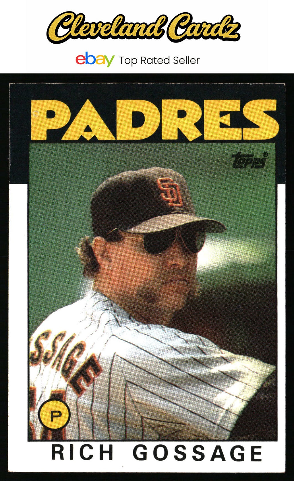 1986 Topps #530 Rich Gossage