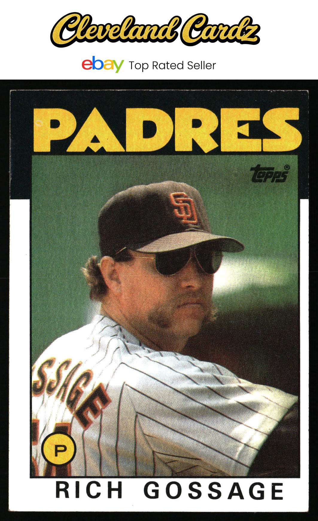 1986 Topps #530 Rich Gossage