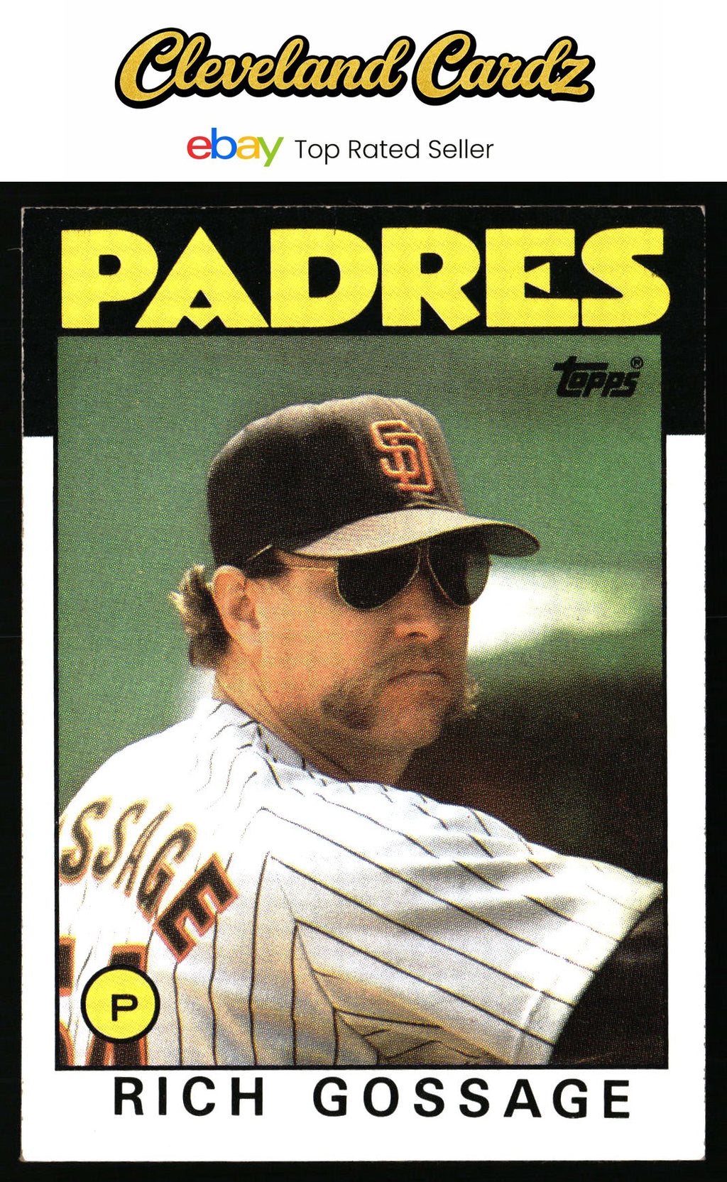 1986 Topps #530 Rich Gossage