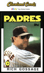 1986 Topps #530 Rich Gossage