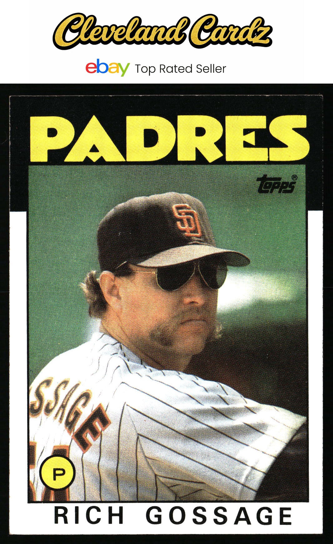 1986 Topps #530 Rich Gossage