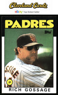 1986 Topps #530 Rich Gossage