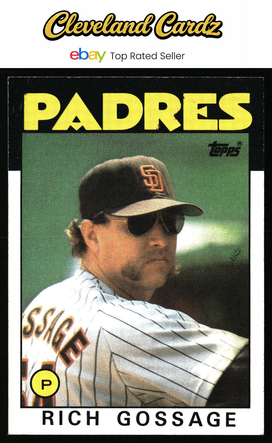 1986 Topps #530 Rich Gossage