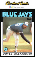 1986 Topps #196 Doyle Alexander