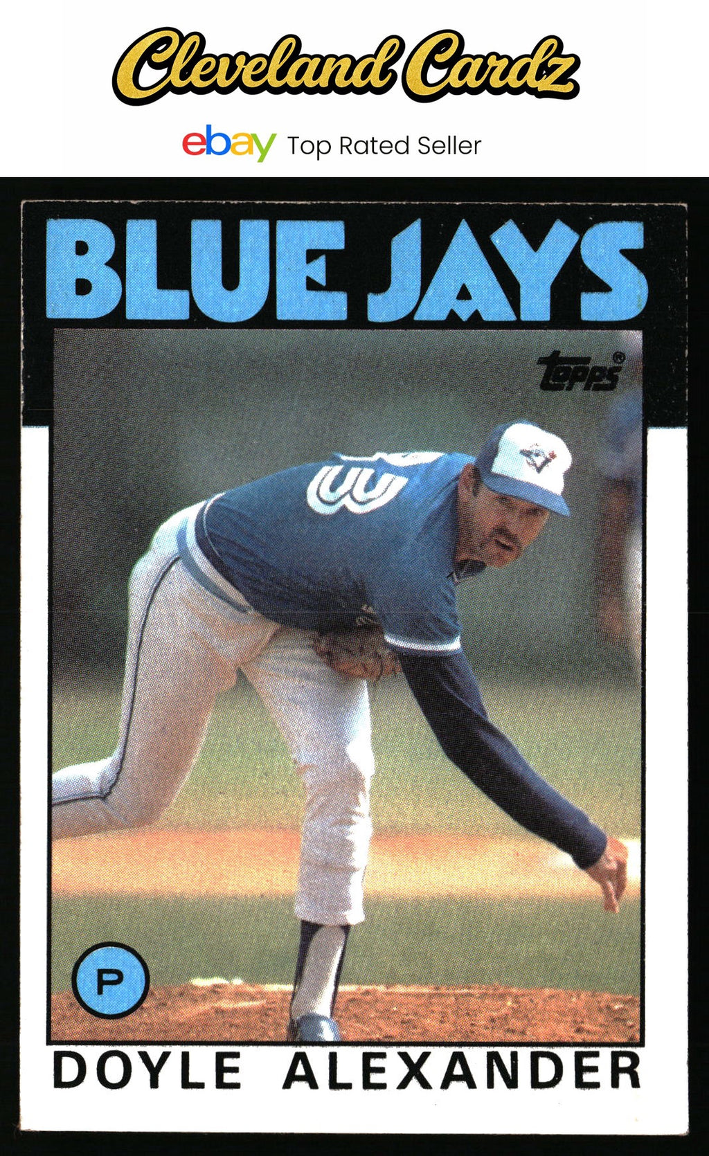 1986 Topps #196 Doyle Alexander