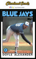 1986 Topps #196 Doyle Alexander
