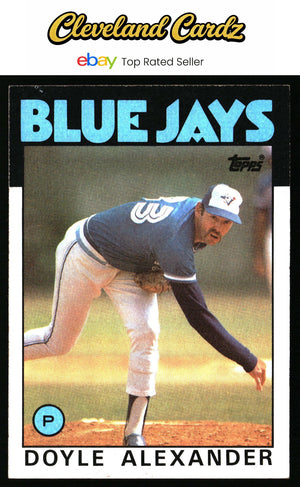 1986 Topps #196 Doyle Alexander