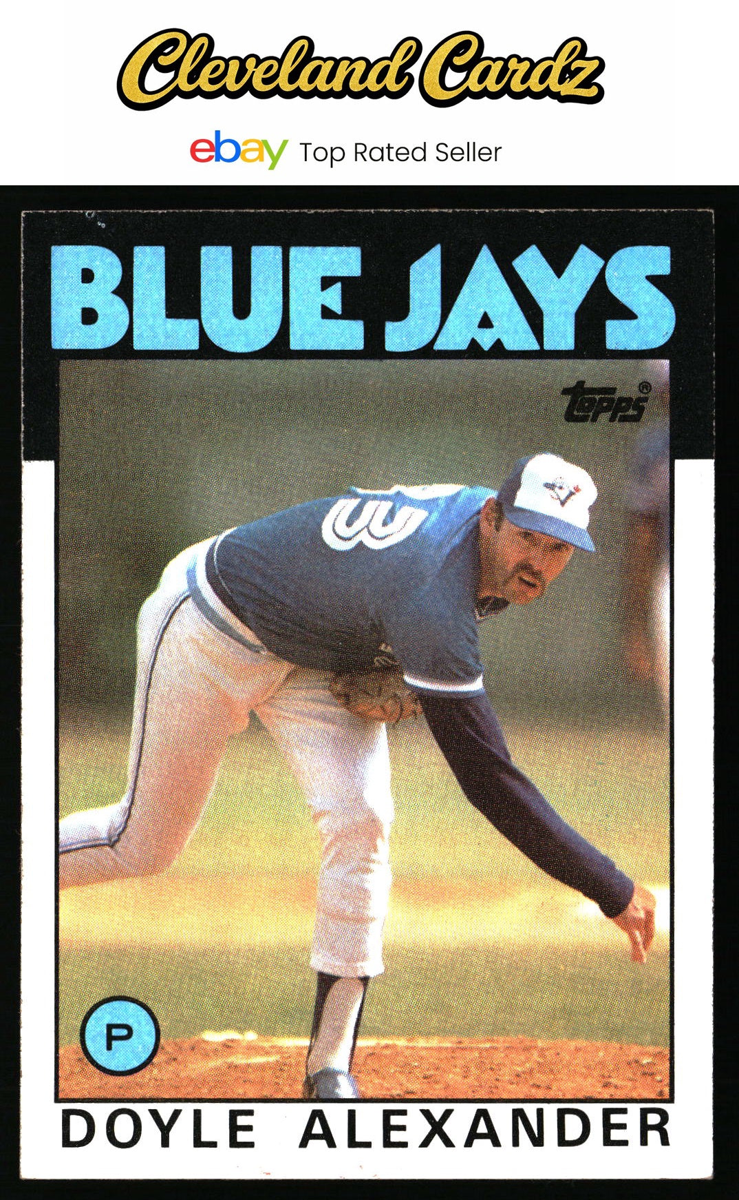 1986 Topps #196 Doyle Alexander
