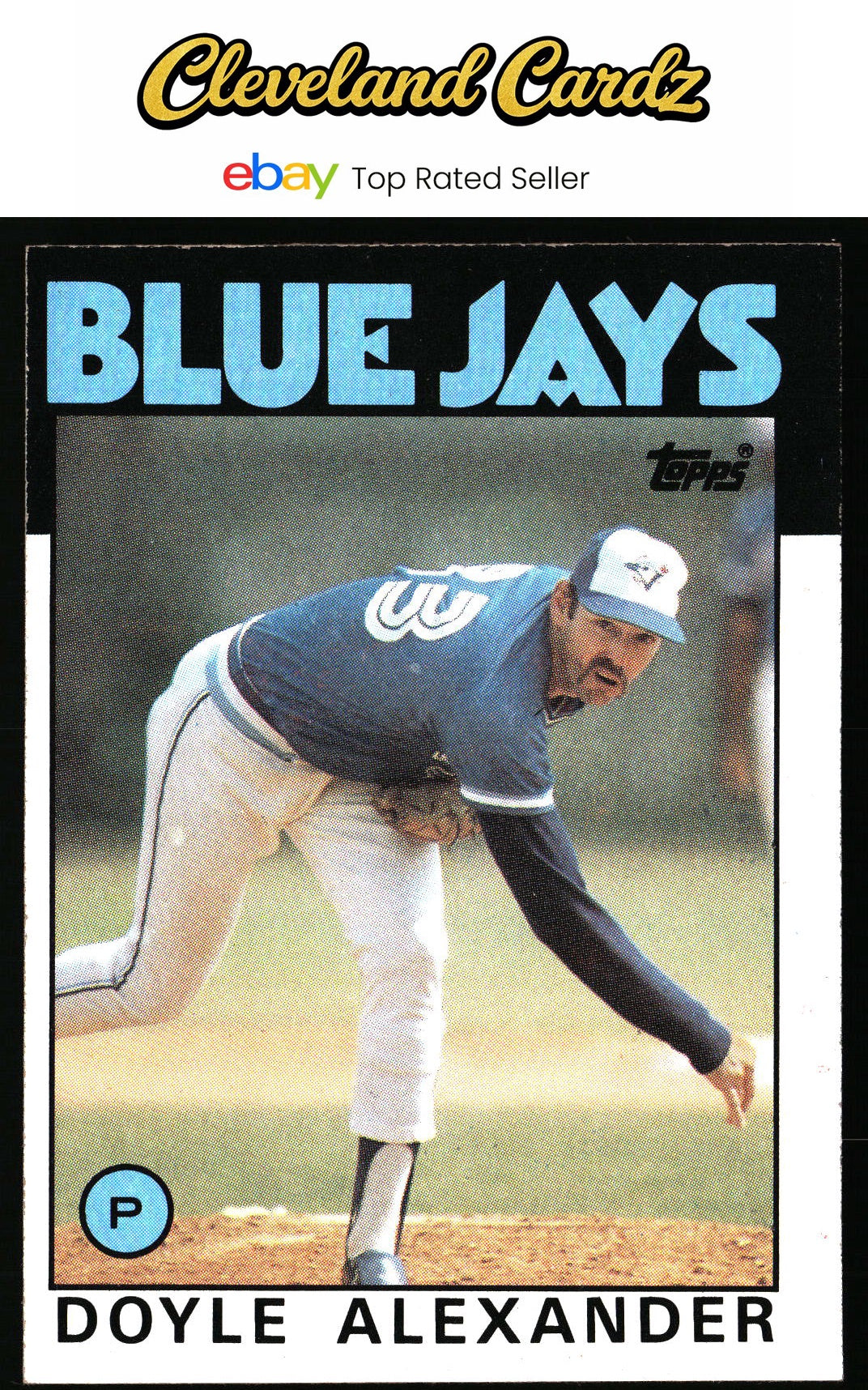 1986 Topps #196 Doyle Alexander