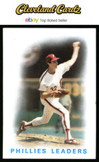 1986 Topps #246 Phillies Leaders