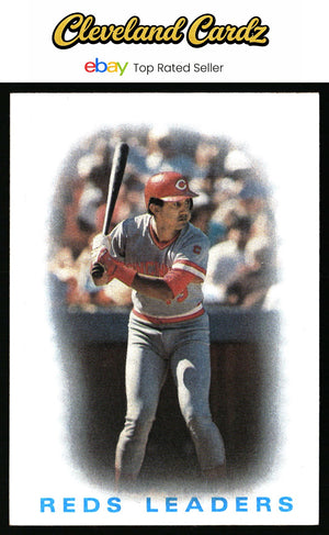 1986 Topps #366 Reds Leaders