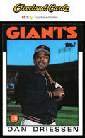 1986 Topps #65 Dan Driessen