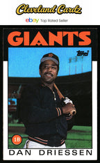 1986 Topps #65 Dan Driessen