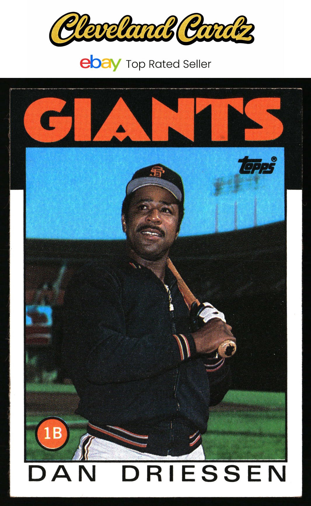 1986 Topps #65 Dan Driessen
