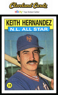 1986 Topps #701 Keith Hernandez