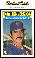 1986 Topps #701 Keith Hernandez