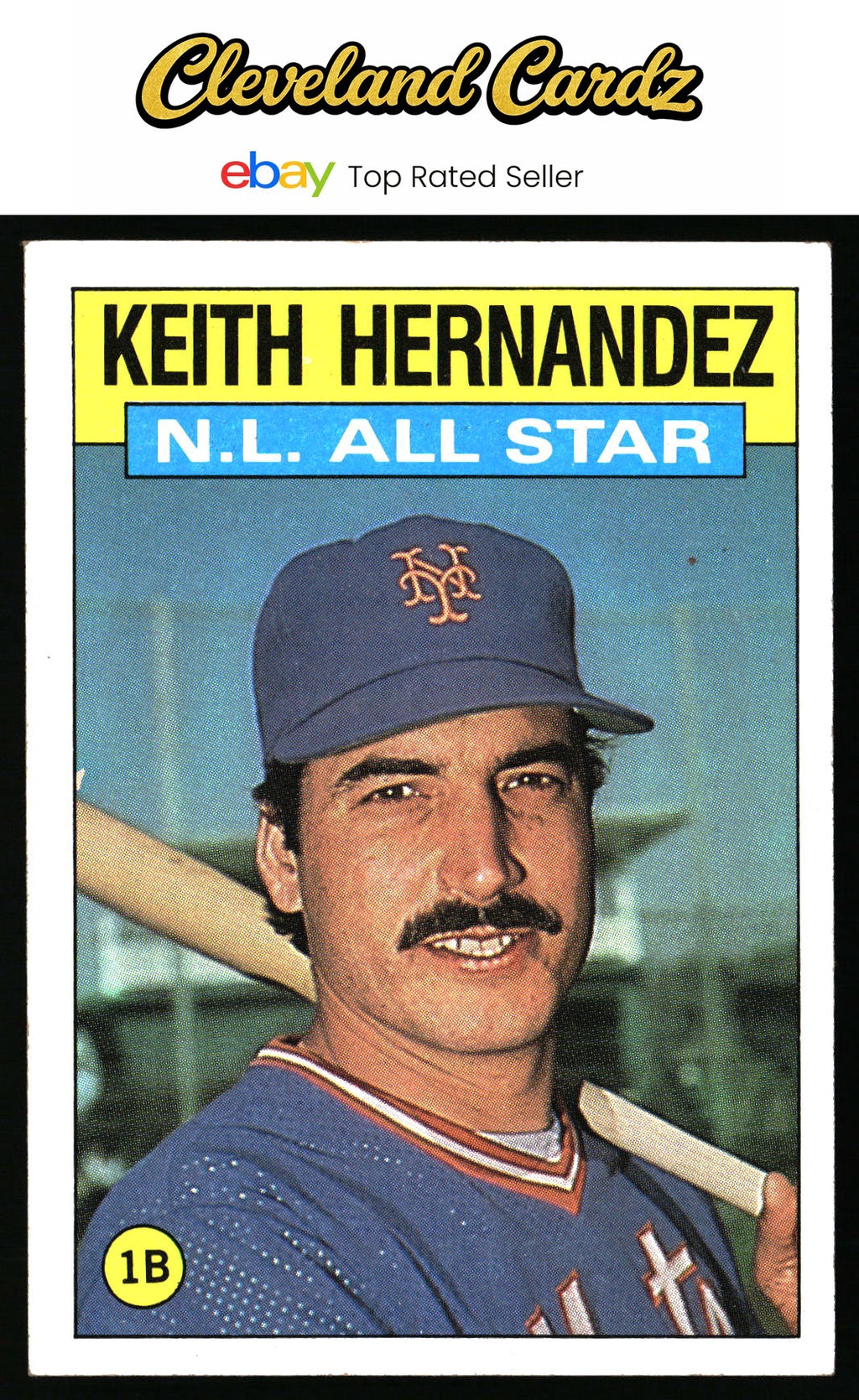 1986 Topps #701 Keith Hernandez